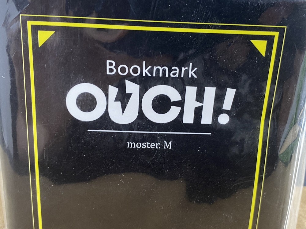 Bookmark Ouch! Monster M, COMBINED SHIP $1 PER MULT