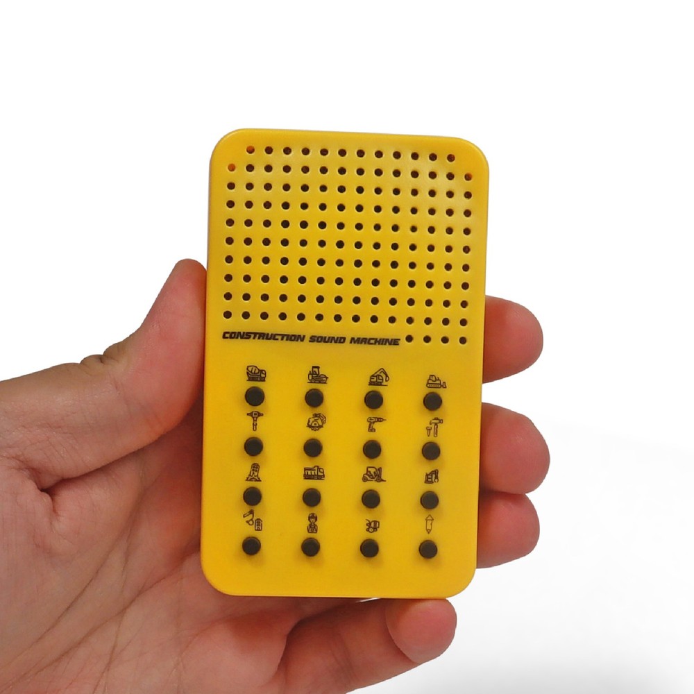 Construction Noisemaker with 16 Sounds, Whistles, Horns, and Engine Noises,