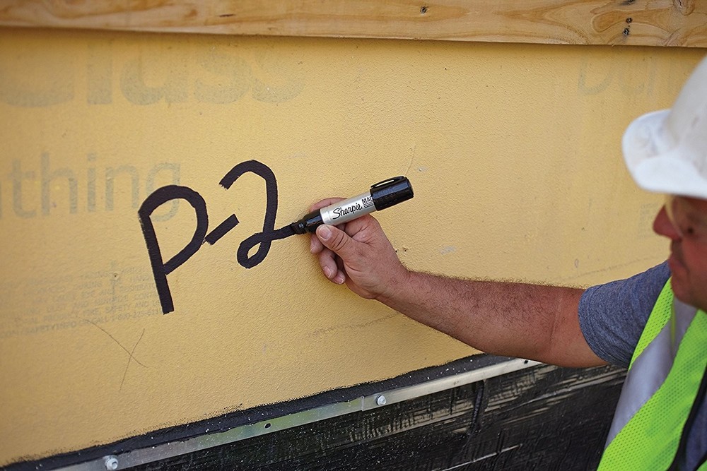 2 Pack 44101 Magnum Permanent Marker Black