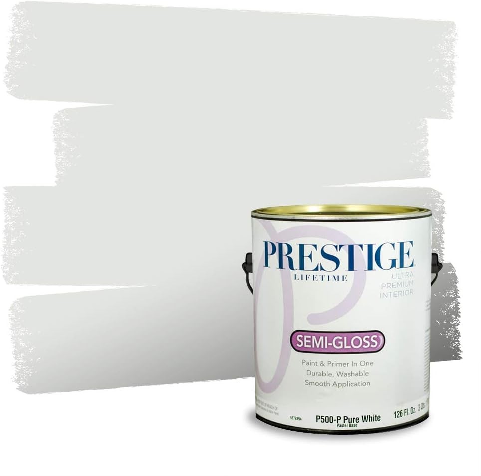 Interior Acrylic Latex Paint with Self-Priming, Semi-Gloss Finish