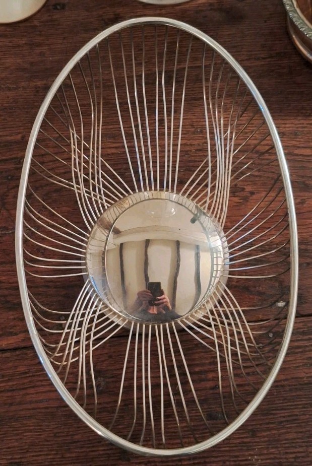 Retro Silver Plated Fruit/Bread Basket by FB Rogers Silver Co