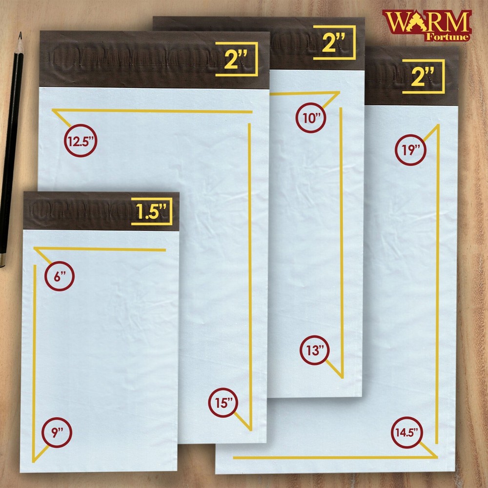 Poly Mailer Shipping Bags 100 Self Sealing Mailing Bag