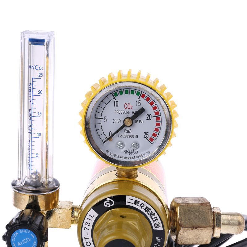 CO2 Regulator CO2 Pressure Reducer Bottle Regulator Carbon Dioxide Welding
