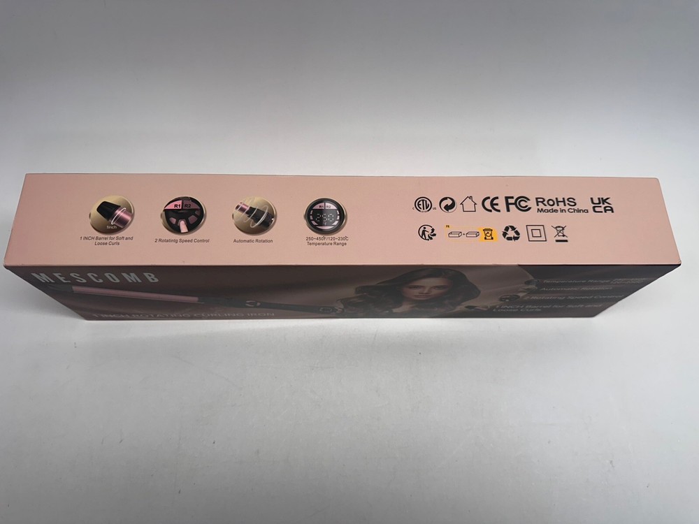 MESCOMB 1 Inch Rotating Curling Iron