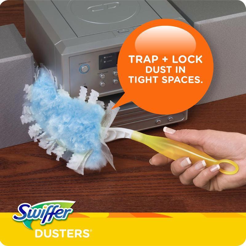 Feather Microfiber Duster Refills 10Ct Lavender Scent Trap Lock Dust Allergens