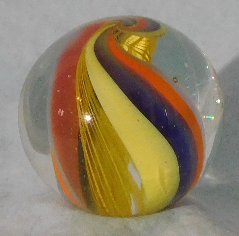 Andy Davis Contemporary Handmade Marble, 1 3/4" Diameter, #9159H