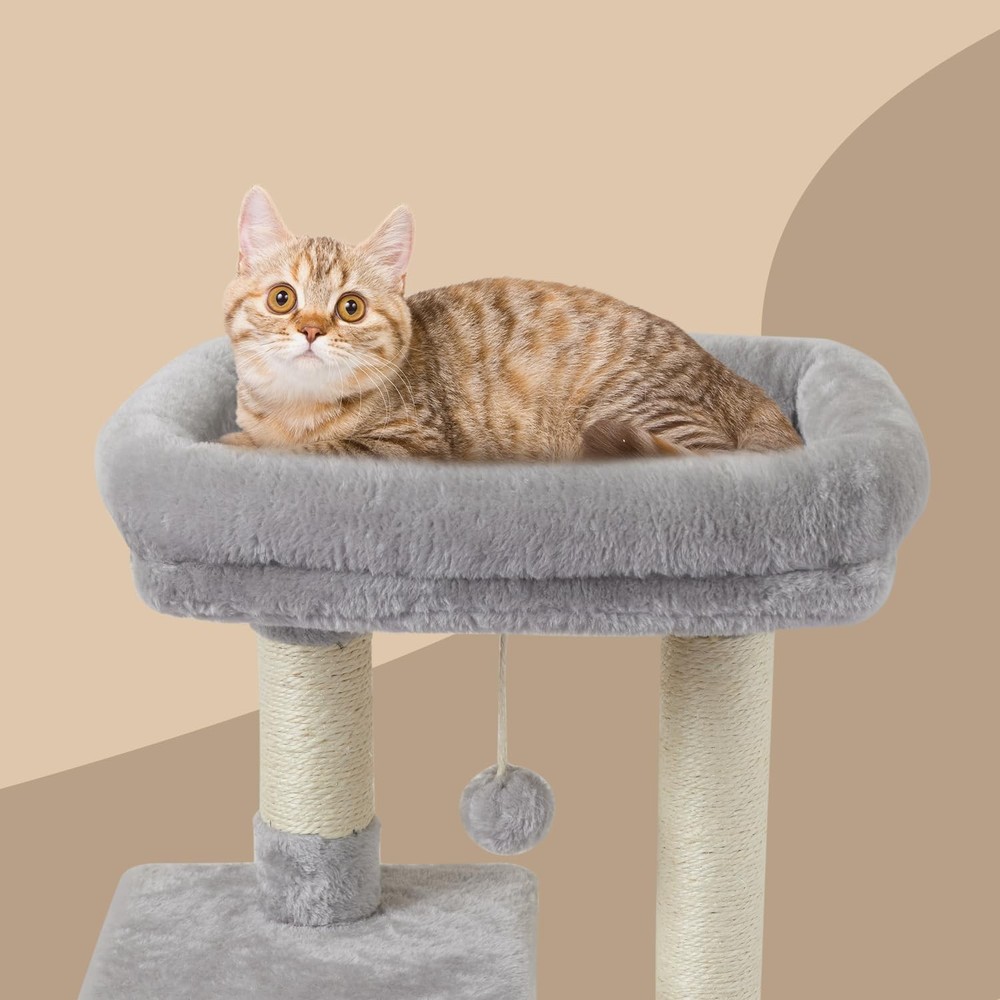 Indoor Cat Tree Tower with Scratching Posts Activity Center