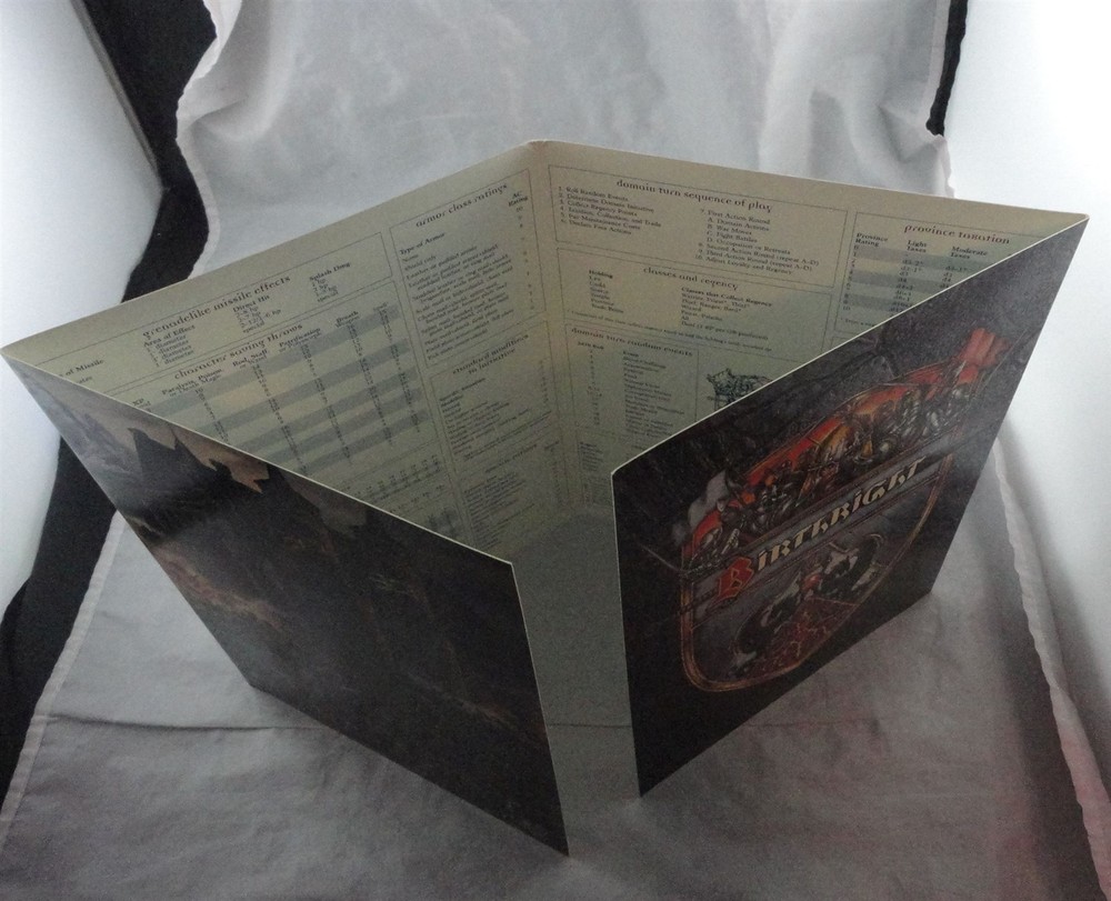 Advanced Dungeons & Dragons AD&D Birthright 4-Panel Dungeon Masters Screen