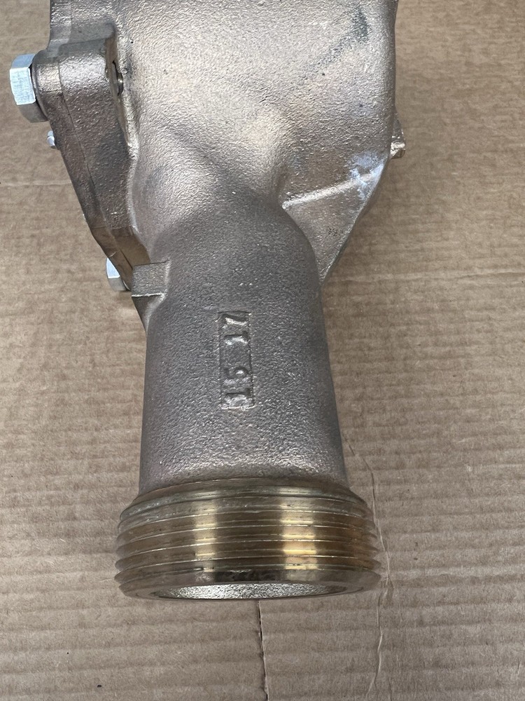 Master Meter MS Multi-Jet Lead Free Brass Water Meter 2" Threaded + Couplings