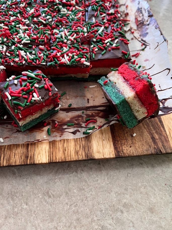 Authentic Italian Rainbow Cookies * Multiple Sizes & Variations Available