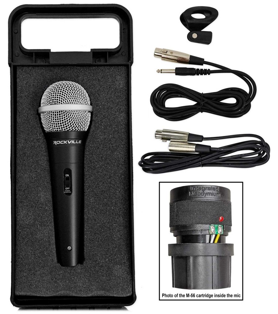 Technical Pro Rechargeable 8" LED Karaoke Machine Speaker System w/Bluetooth+Mic