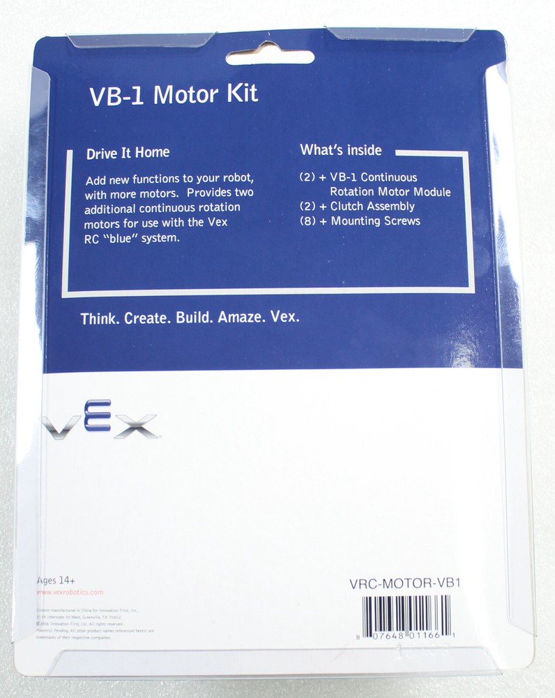VEX VB-1 Motor Kit VCR-MOTOR-VB1