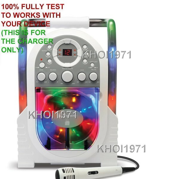 5.8V-VOLT Wall AC adapter power for SML505P The SINGING MACHINE Karaoke system