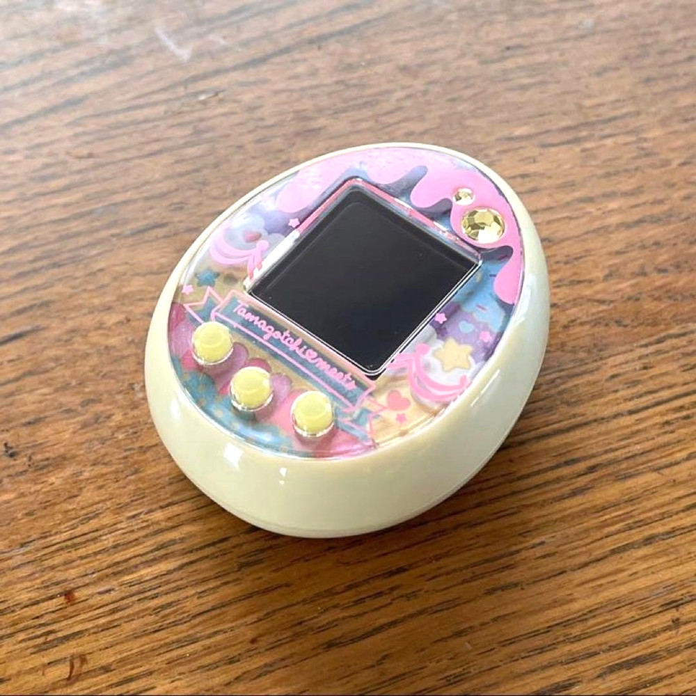 Tamagotchi Meets Sweets Yellow Electronic Virtual Pet Device