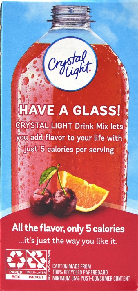 4 10-Packet Boxes Crystal Light Fruit Punch On The Go Drink Mix