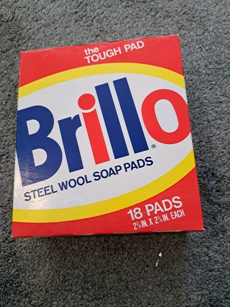 Vintage Brillo Soap Pads Box Partially Full
