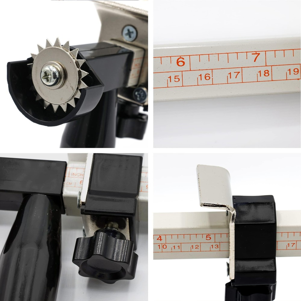 Box Resizer Tool with Scoring Wheel Cardboard reducer White Black