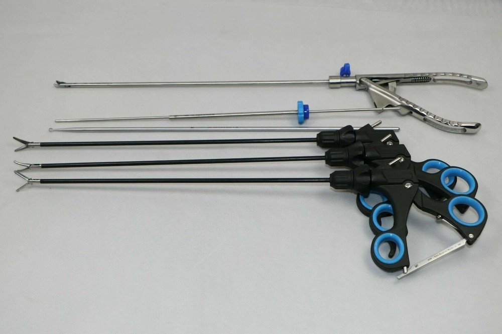 Laparoscopic Endotrainer Basic Training Set Needle Holder Surgical Instruments