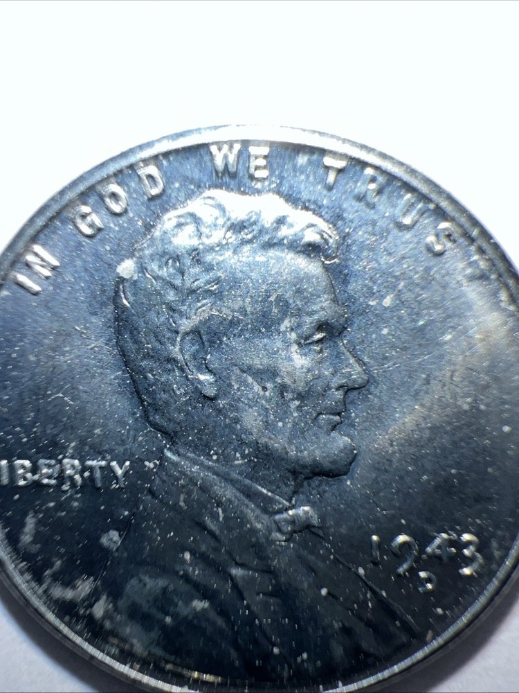 1943 D Steel Wheat Cent Very Fine