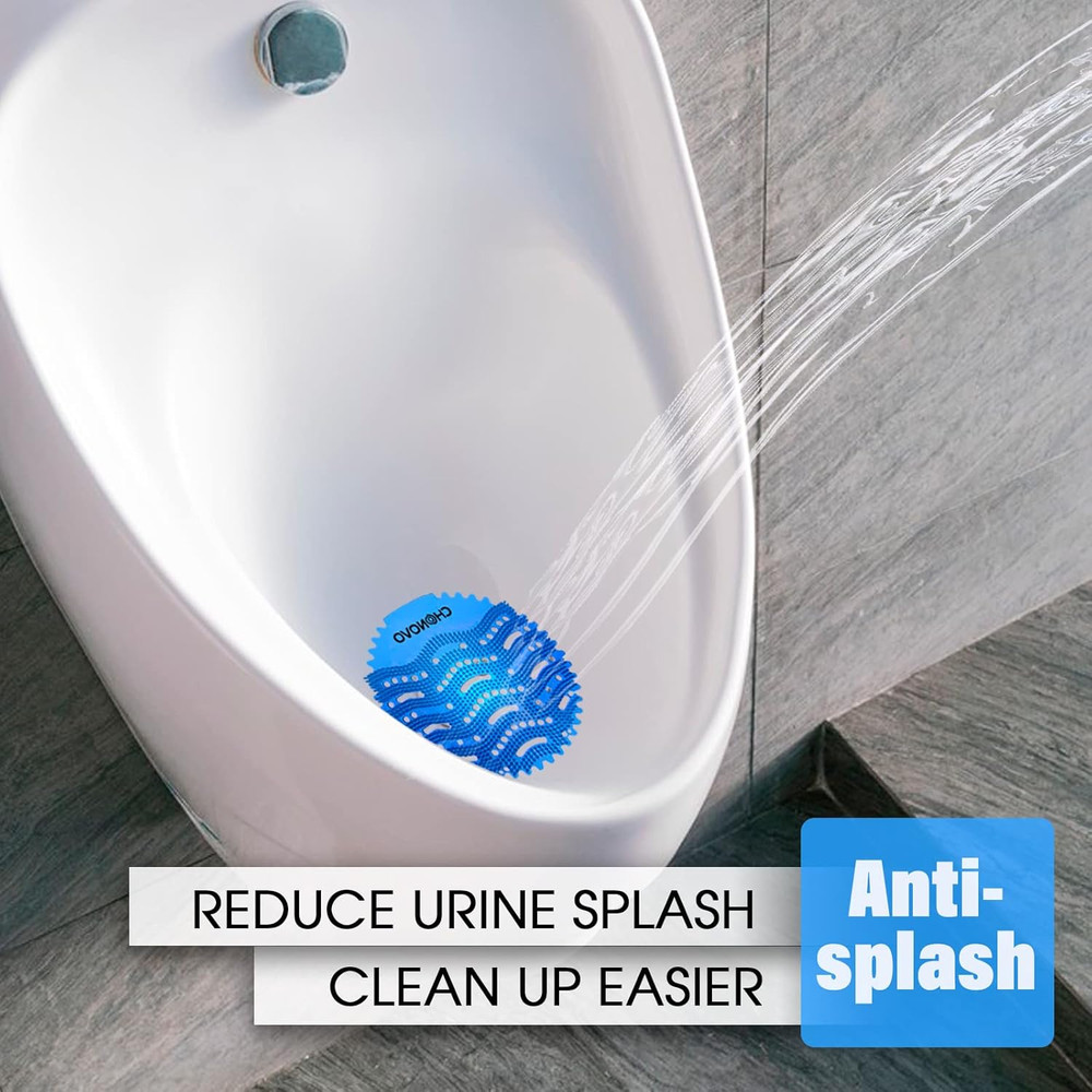 Urinal Screen Deodorizer, 24 Packs Urinal Cakes Bulk Scented Anti-Splash Urin...