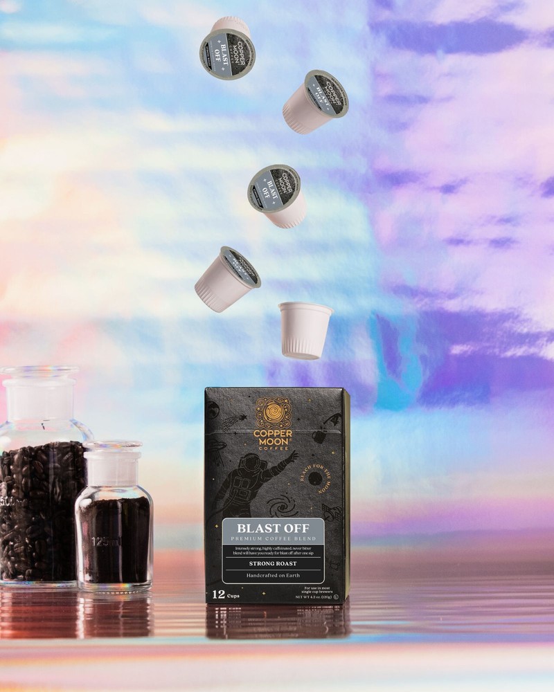 COPPER MOON COFFEE K CUPS BLAST OFF BLEND, 72 COUNT
