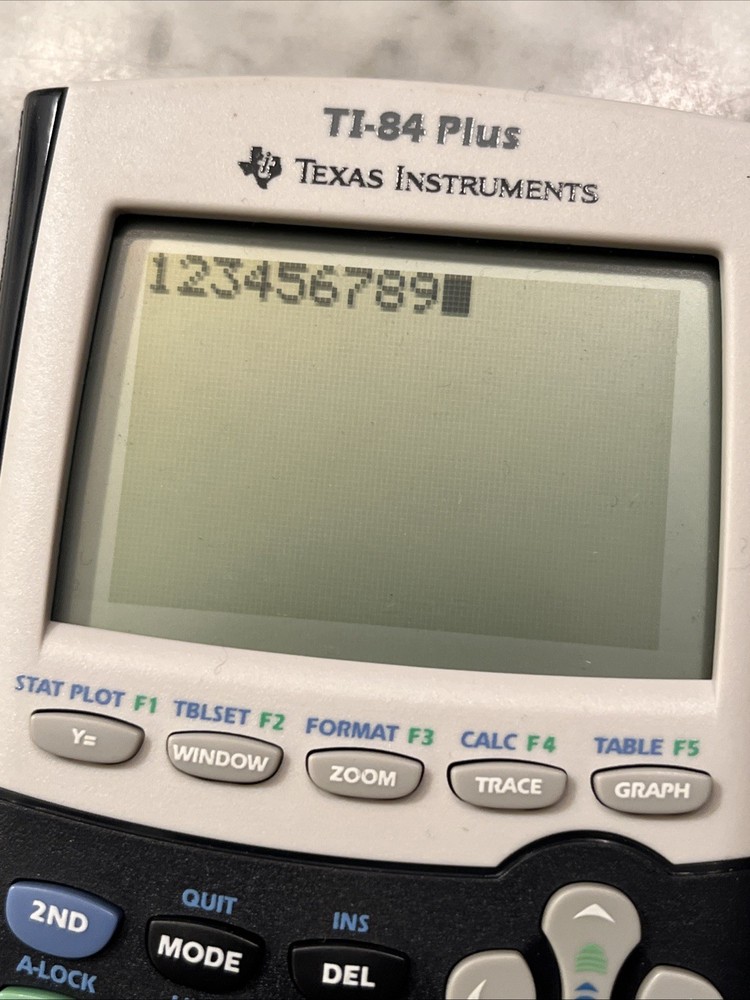 Texas Instruments TI-84 Plus Graphing Calculator - Black - CLEAN Tested Working