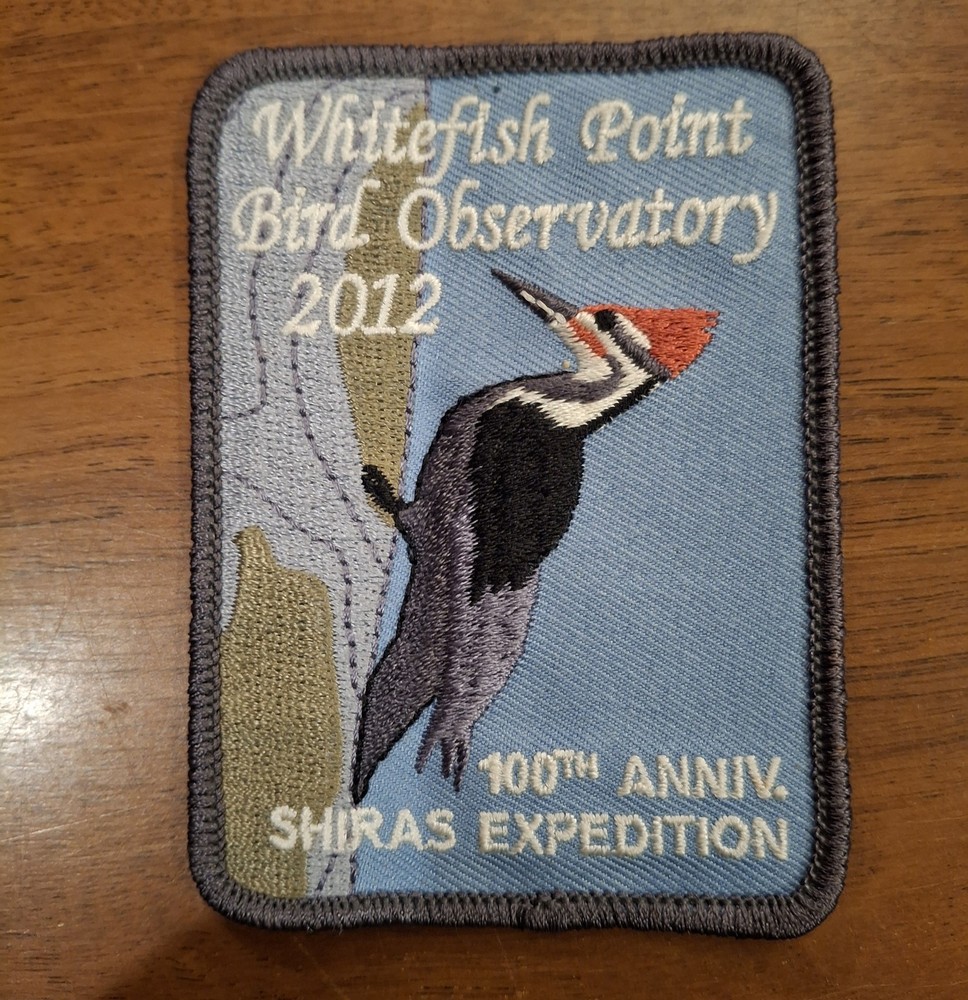 Whitefish Point Bird Observatory 2012 100th Anniv. Shiras Expedition Patch Mich.