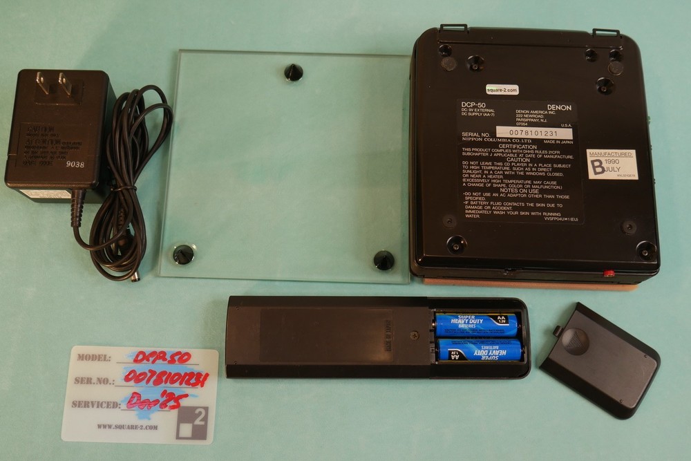 Denon DCP-50 Discman :: Completely Restored