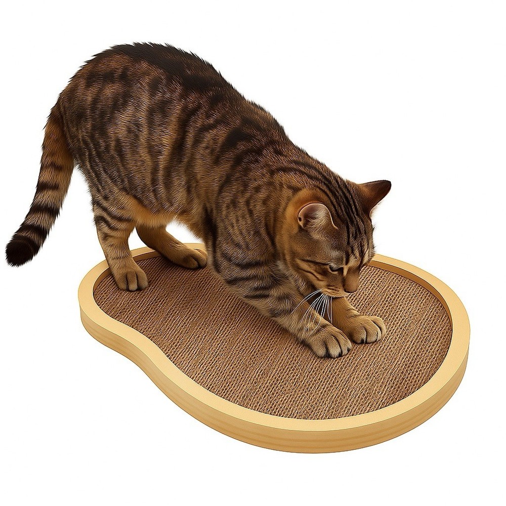 Avocado Shaped Cat Scratcher  Pad - Bed