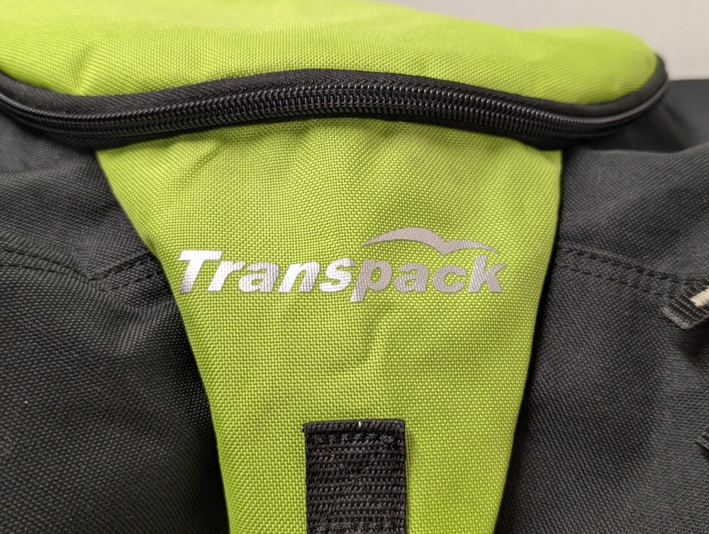 Transpack Ski Boot Bag Snowboard Backpack Black Lime Green Vented Divided