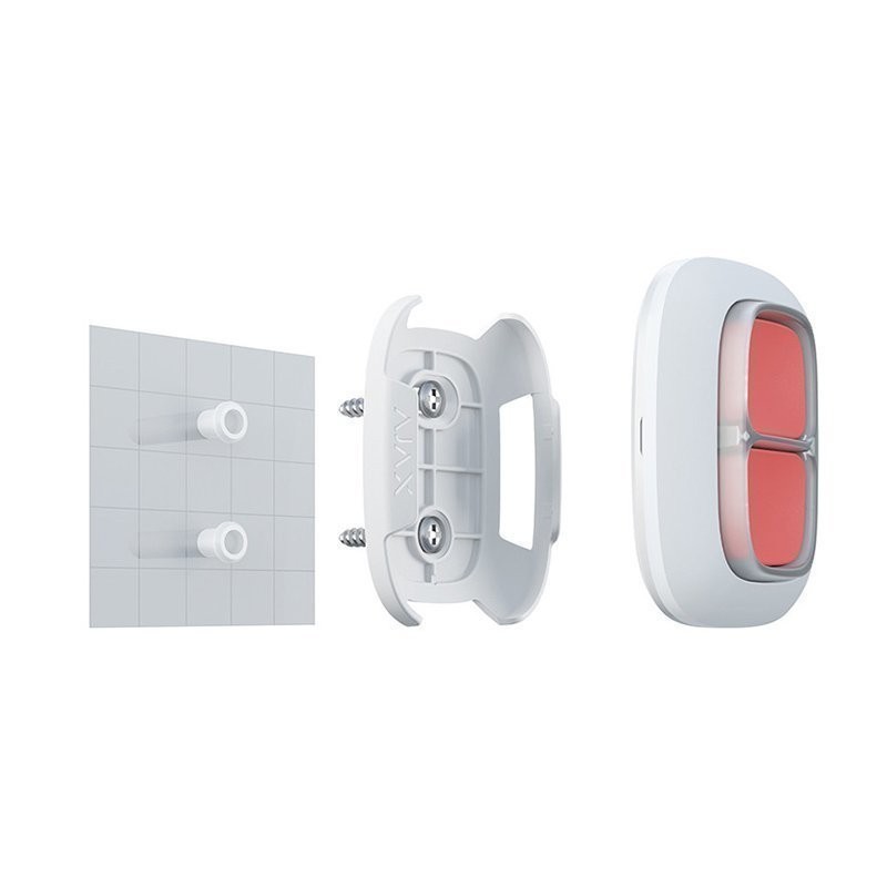 Ajax DoubleButton Wireless Panic Button, White