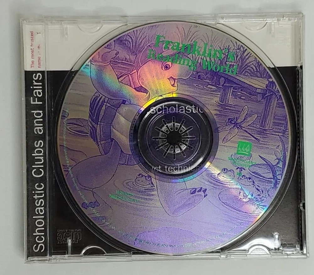 Franklin's Reading World CD Rom Disc Only 1996 For Windows PC Turtle Learning