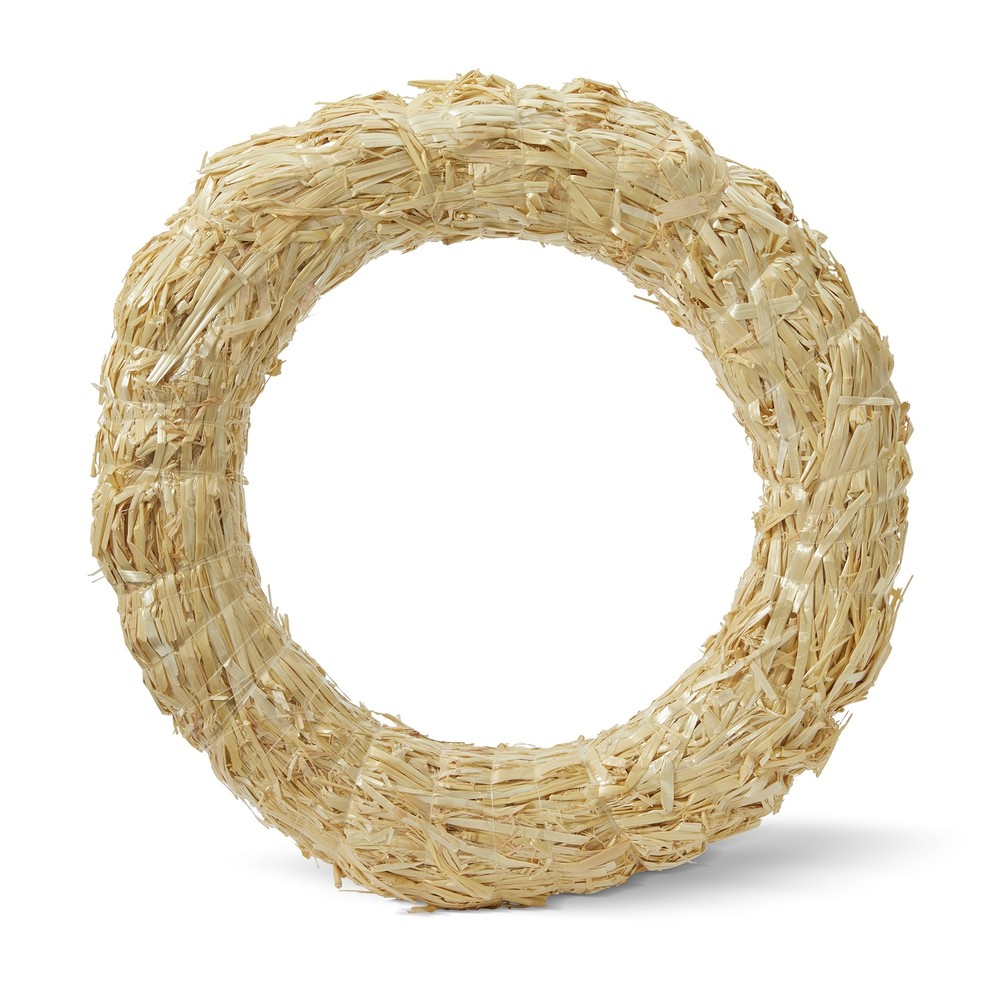 FloraCraft Straw Wreath Form 10"-