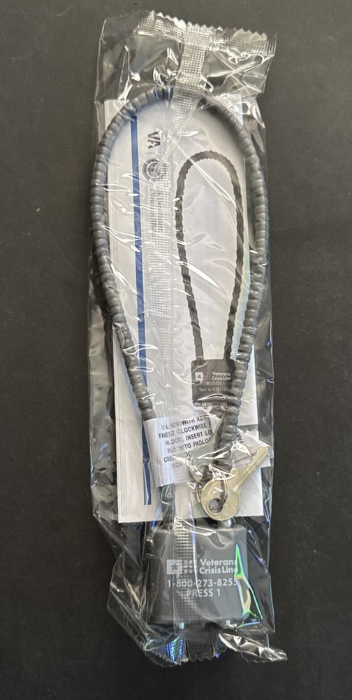New VA Cable Gun Rifle Trigger Lock with 2 Keys