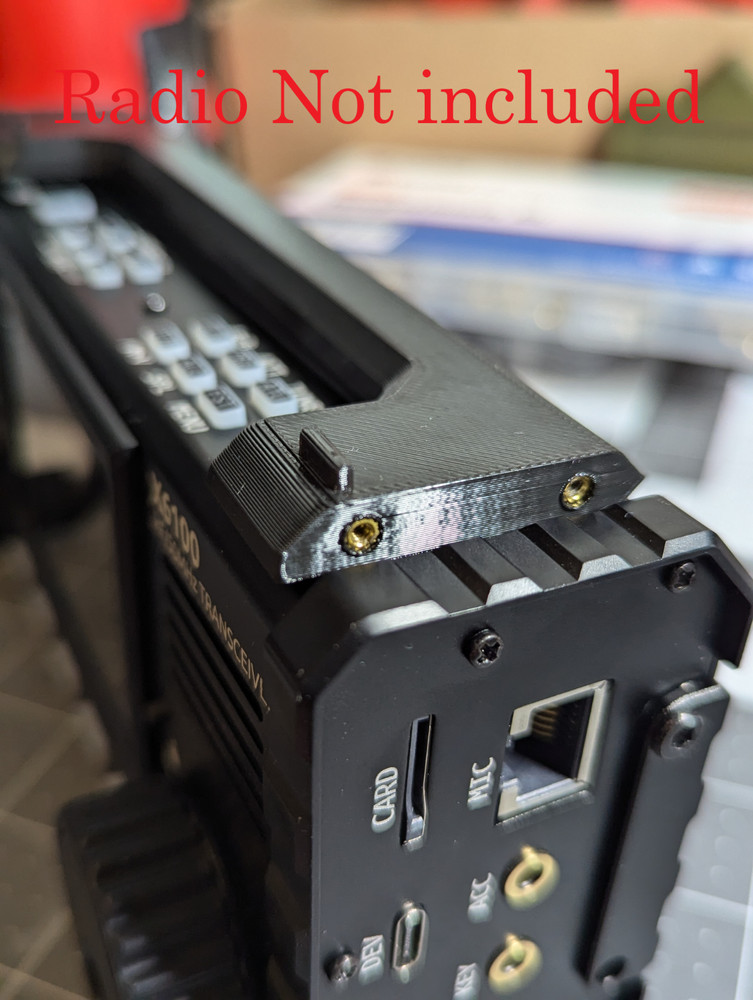 3D printed Xiegu X6100 Protective Cage