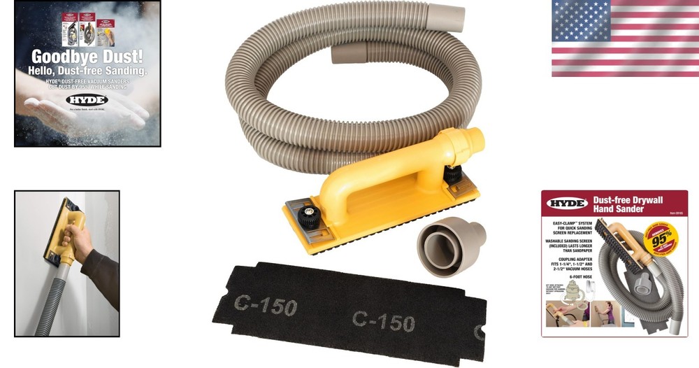 Dust-Free Drywall Vacuum Hand Sander