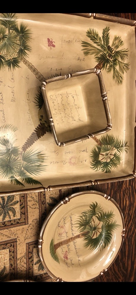 Palm Tree Bora Bora Tableware