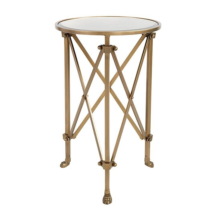 Ballard Designs Olivia Mirrored Side Table - No Import Fees