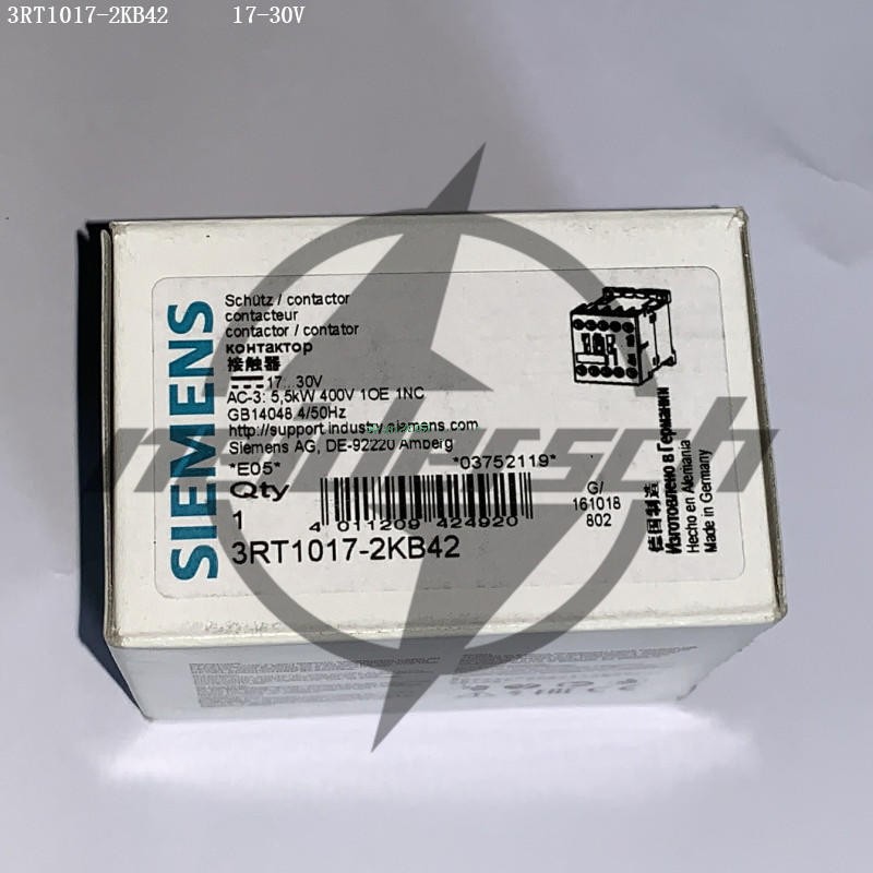 1PCS 3RT1017-2KB42 DC SIEMENS Contactor NEW