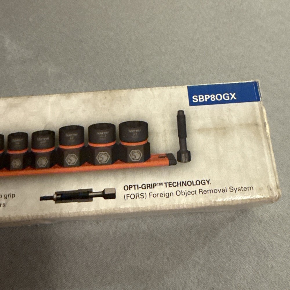Matco Tools 8pc 3/8” Drive Socket Extractor Set - SBP80GX