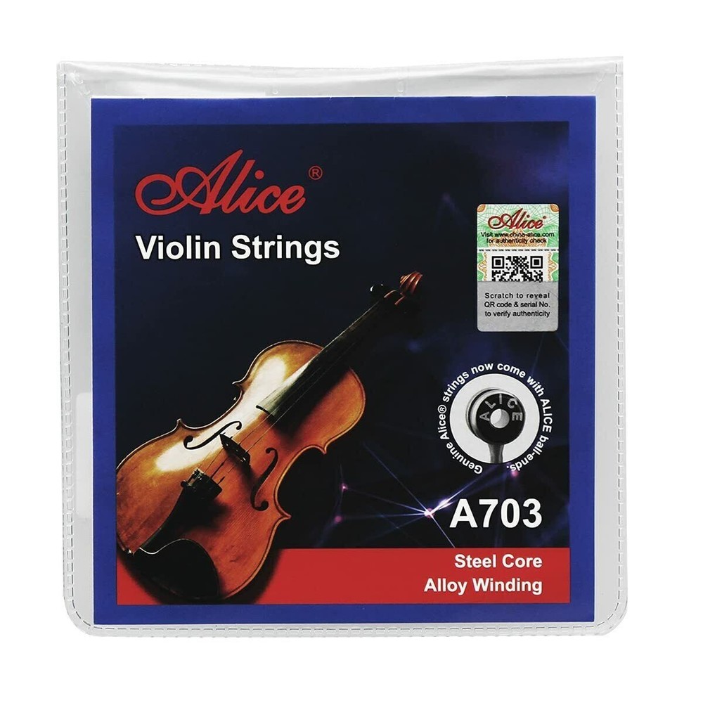 Violin String Set E/a/d/g Violin Strings for Size 1/4 1/2 3/4 4/4Set Ball,Silver