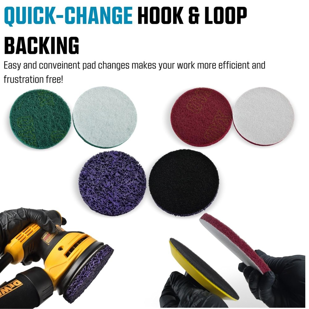 5-Inch Metal Stripping Surface Condition Kit for Angle Grinder