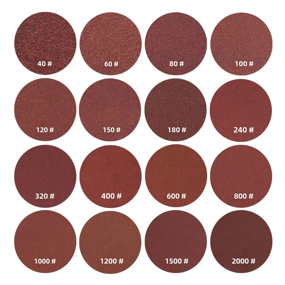 30PCS 2/3 Inch Sanding Discs Hook & Loop Sandpaper Abrasive SanderPaper for Poli