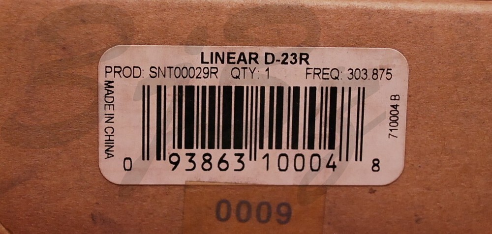 Linear D-23R Bill Trap Transmitter