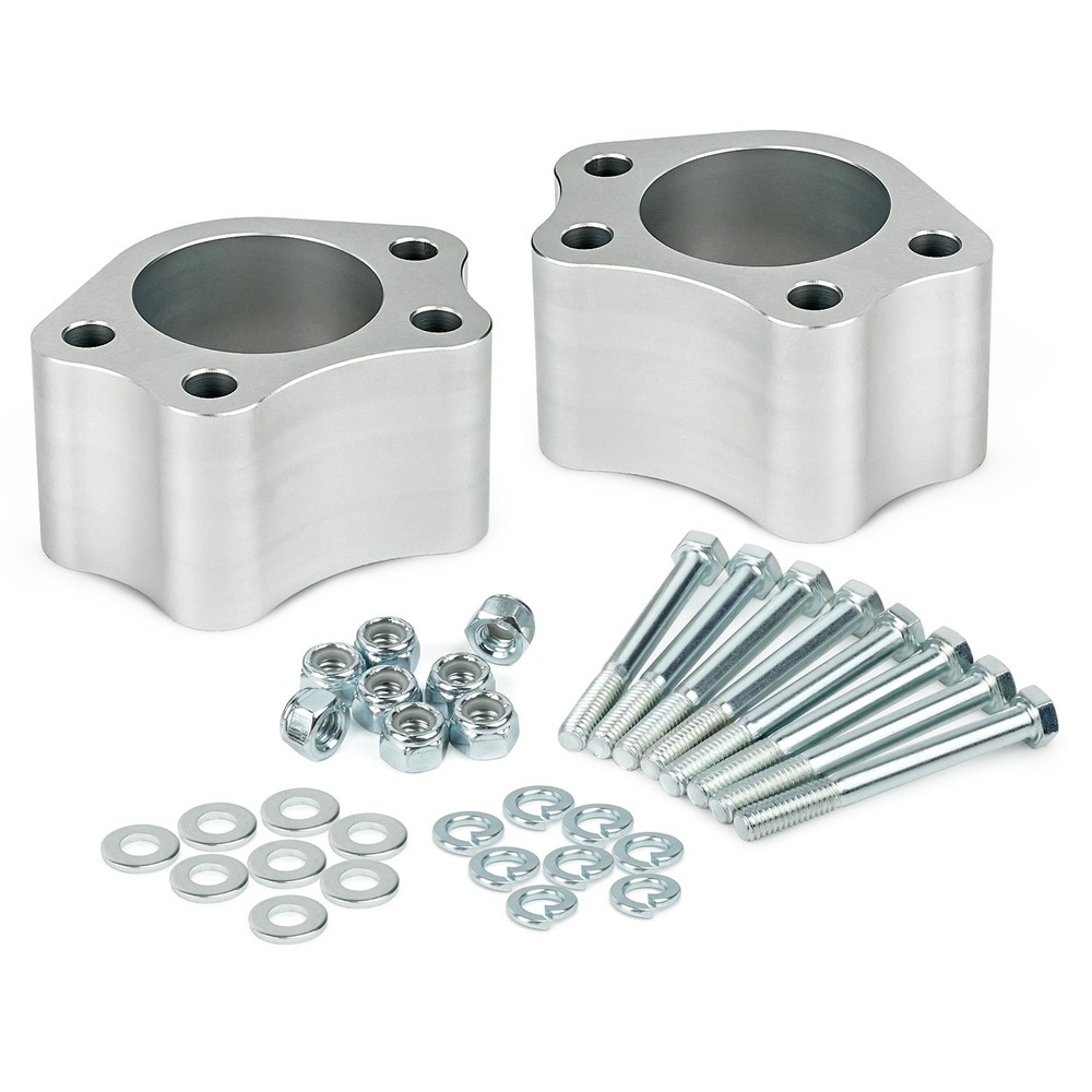 Silver 2" Front Upper Control Arm Ball Joint Spacers Leveling Kit For K6292 6292