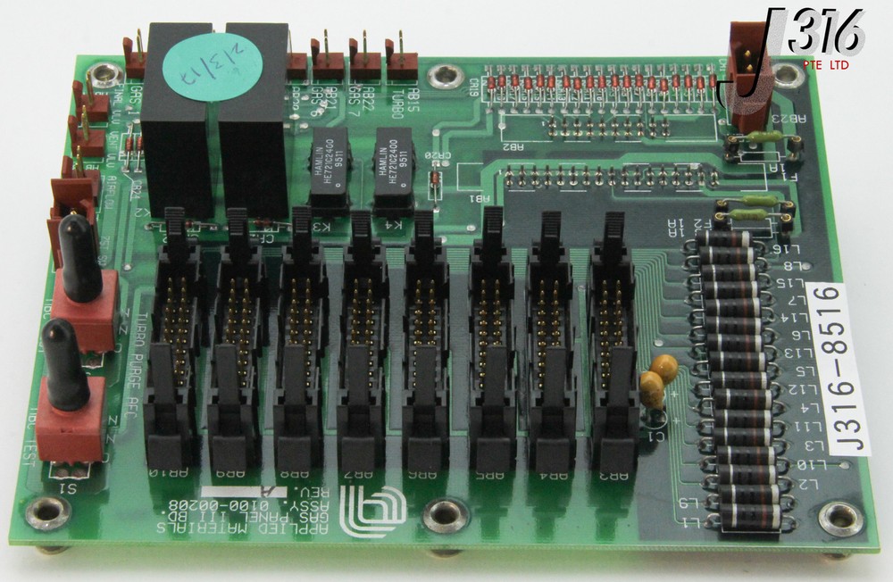 8516 APPLIED MATERIALS PCB GAS PANEL III BD 0100-00208