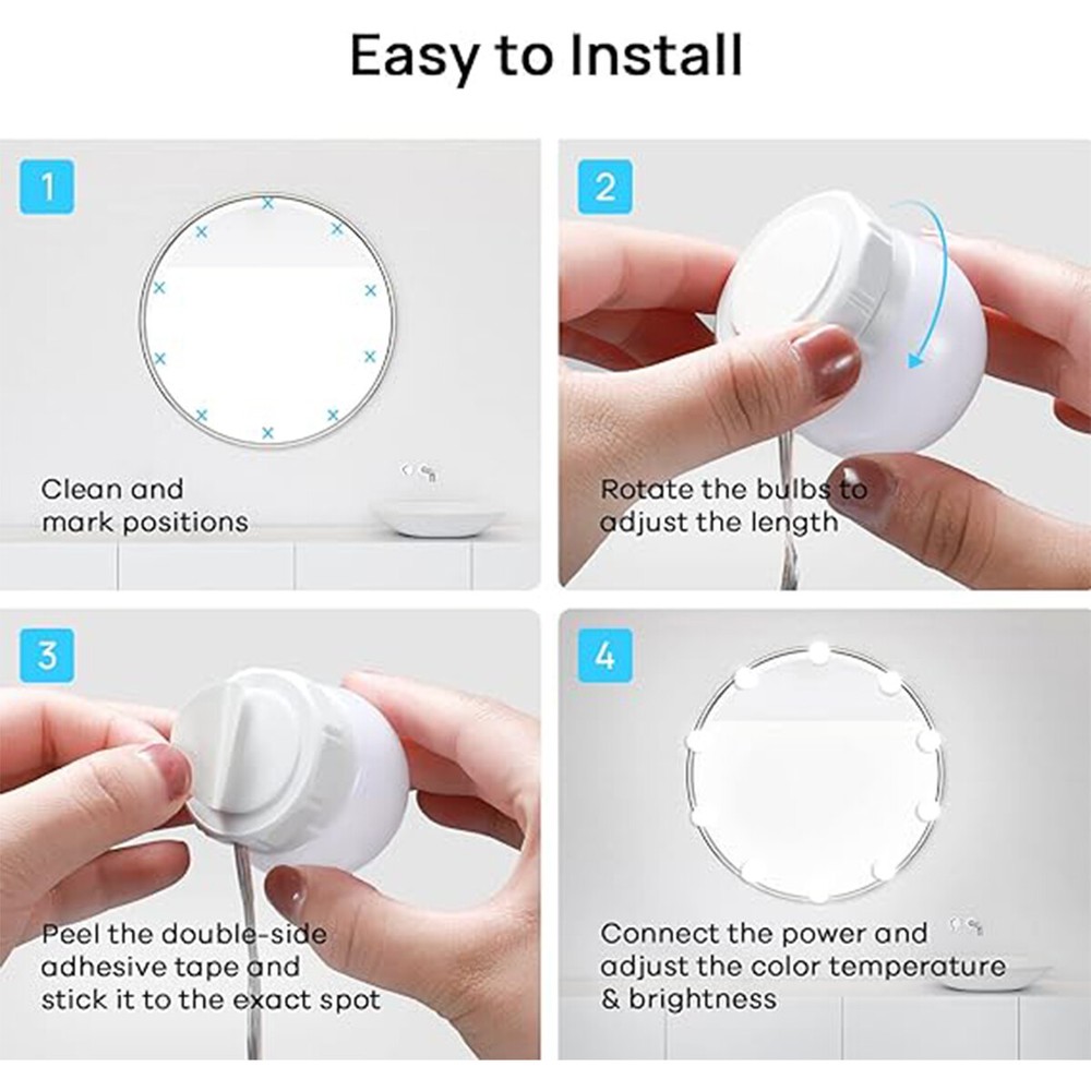 LED Cosmetic Bulb Dimmable Bulb Dressing Table Headlight