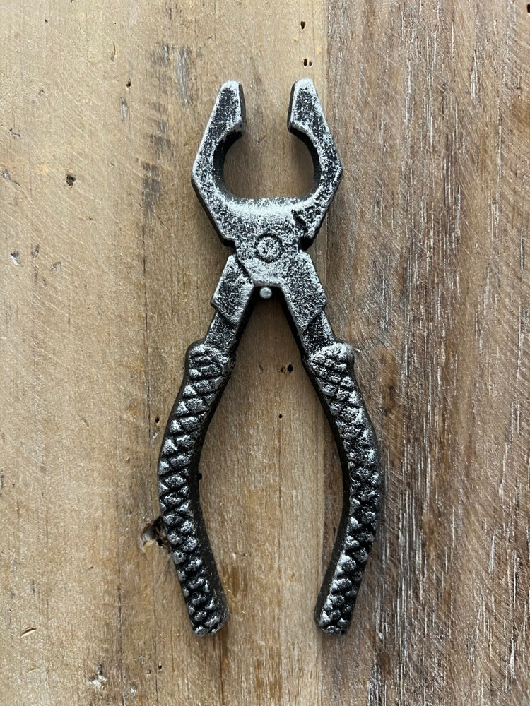 Pliers Cast Iron Bottle Opener 6" x 2.5"