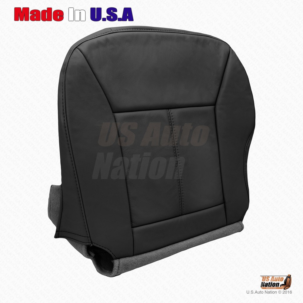 2010 2011 2012 2013 Chevy Impala LS LTZ LT Driver Bottom Leather Seat Cover Blk