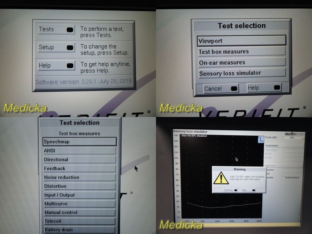Audioscan VF-1 Verifit Real-Ear Hearing Aid Analyzer W/ Modules & Access ~ 33086